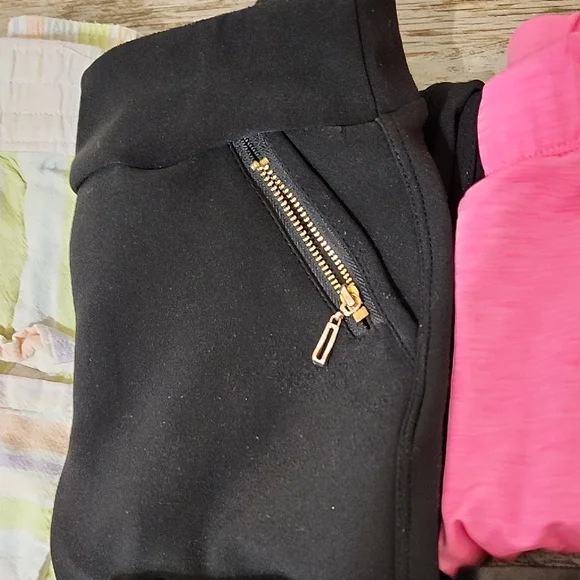 Girls Size 10/12 Casual Bottoms Set - Black, Pink, Multicolor - Picture 8 of 13